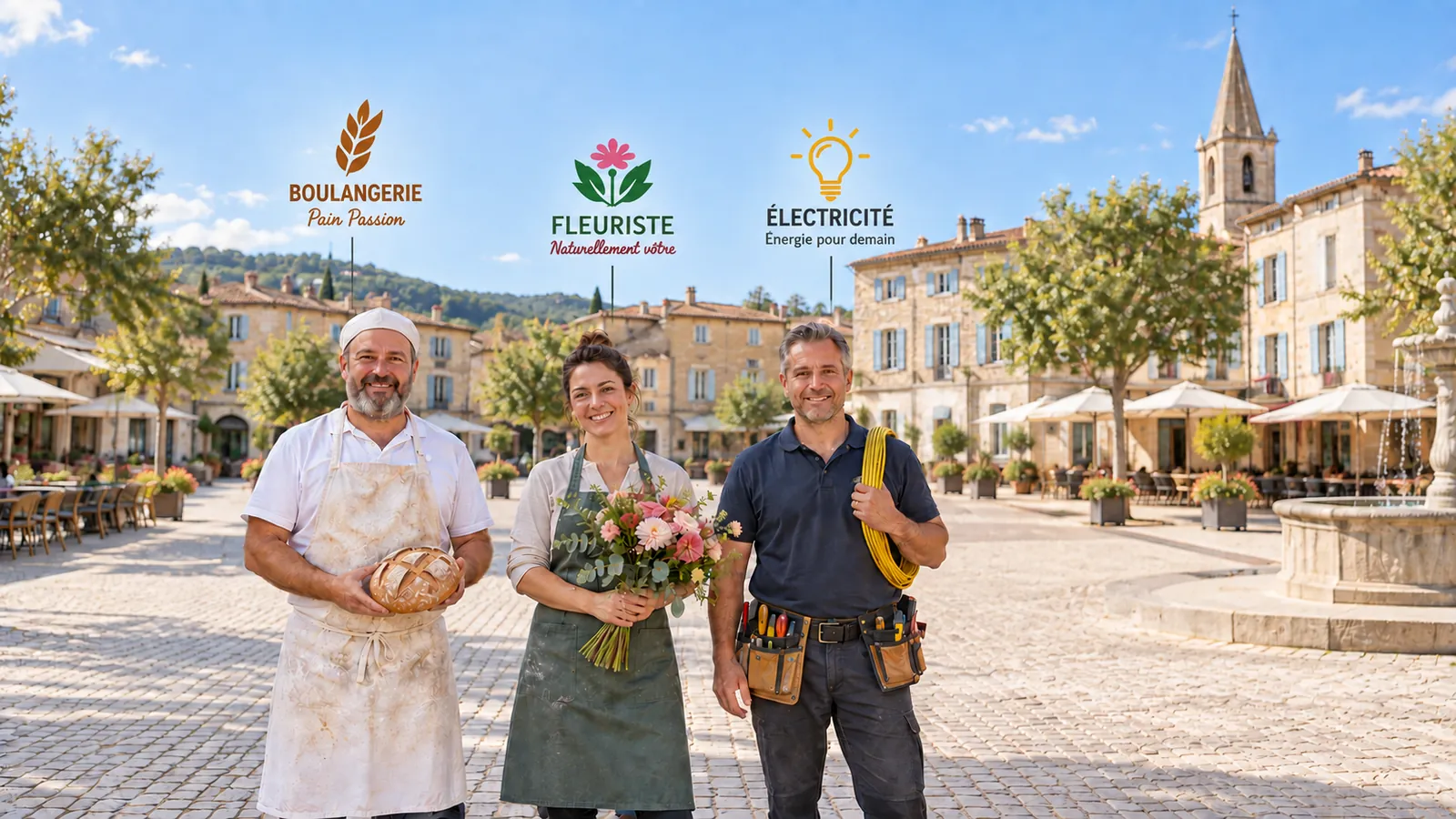 La stessa piazza: rimangono solo tre dei dodici titolari, con il loro logo.